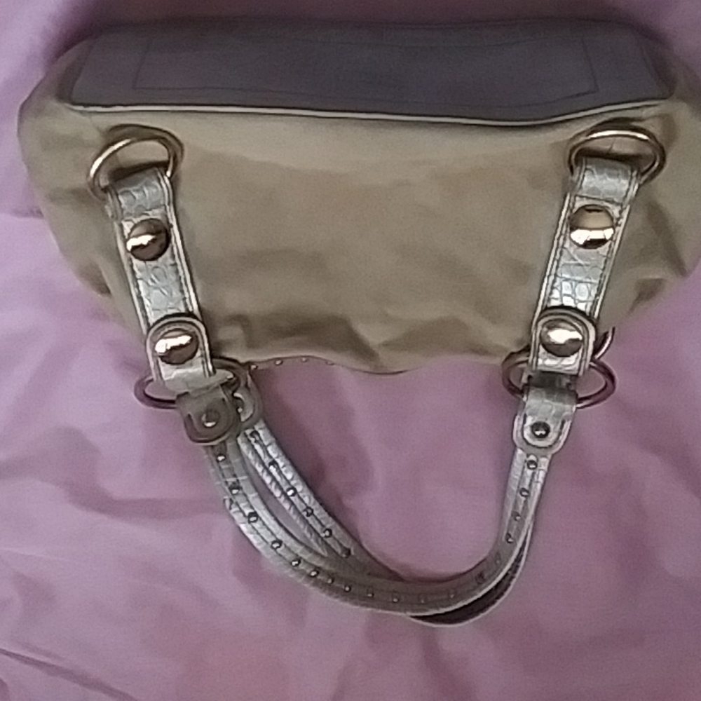 Cute small suede bag by Kathy12x8x4
